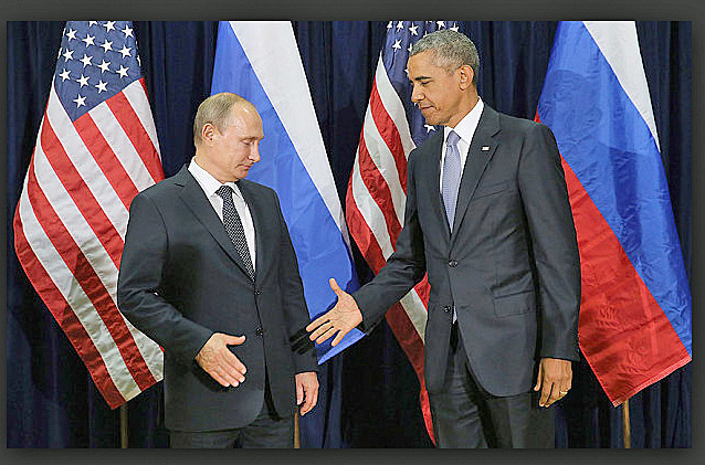Obama Putin shake hands